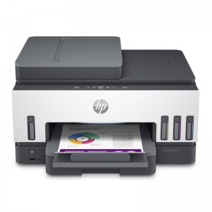 Impressora Jato de Tinta HP Smart Tank 7605 Multifunções (Impressão, Cópia, Digitalização, Fax, ADF), Duplex Auto, Wireless